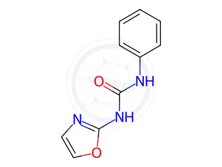 Chemical structure of 1-(2-Oxazolyl)-3-phenylurea
