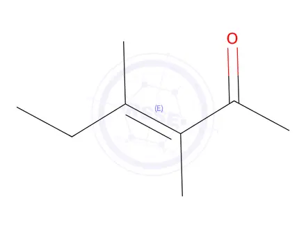 Chemical structure of (E)-3,4-Dimethyl-3-hexen-2-one