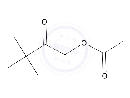 Chemical structure of 3,3-dimethyl-2-oxobutyl acetate