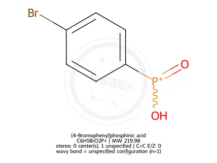 Chemical structure of (4-Bromophenyl)phosphinic acid