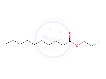 Chemical structure of 2-chloroethyl decanoate