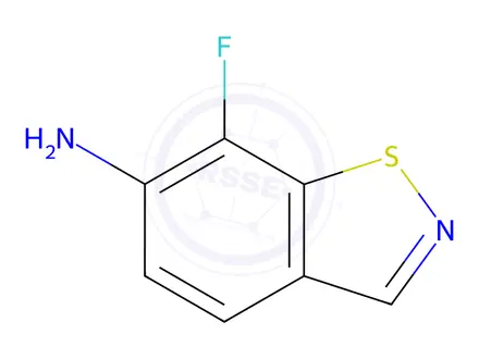 Chemical structure of 7-Fluorobenzo[d]isothiazol-6-amine