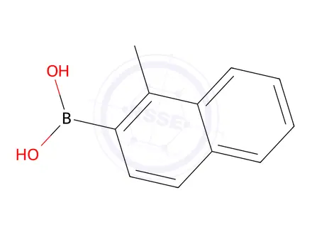 Chemical structure of (1-Methylnaphthalen-2-yl)boronic acid