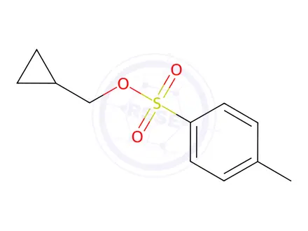 Chemical structure of Benzenesulfonic acid, 4-methyl-, cyclopropylmethyl ester