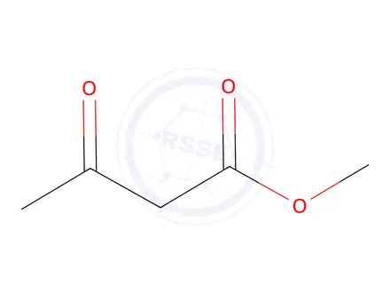 Chemical structure of methyl 3-oxobutanoate