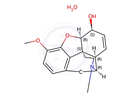 Chemical structure of Codeine-* narc (Y0000722)