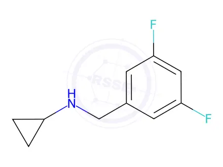 Chemical structure of n-(3,5-Difluorobenzyl)cyclopropanamine