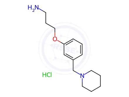 Chemical structure of Roxatidine Impurity 2 HCl