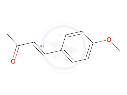 Chemical structure of 4-(p-Methoxyphenyl)-3-butene-2-one