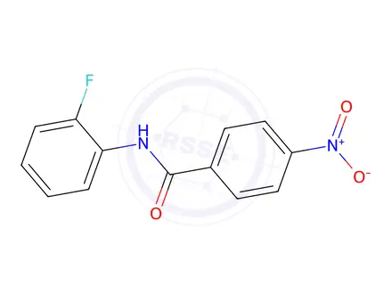 Chemical structure of N-(2-Fluorophenyl)-4-nitrobenzamide