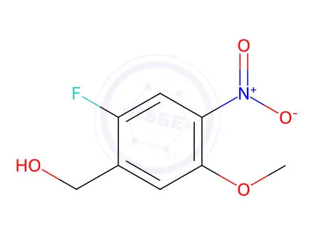Chemical structure of (2-Fluoro-5-methoxy-4-nitrophenyl)methanol