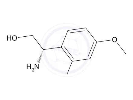Chemical structure of (s)-2-(1-Amino-2-hydroxyethyl)-5-methoxyphenol