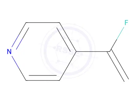Chemical structure of 4-(1-fluorovinyl)pyridine