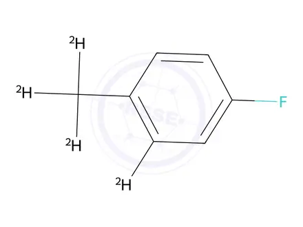 Chemical structure of 4-Fluorotoluene-d4