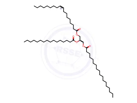 Chemical structure of 1-Stearin-2-Palmitin-3-Olein