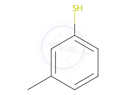 Chemical structure of 3-Methylbenzenethiol