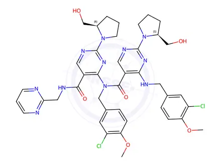 Chemical structure of Avanafil Impurity 57