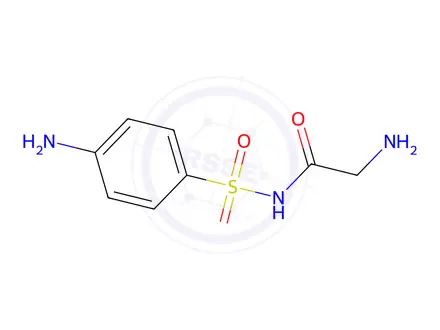 Chemical structure of 2-Amino-N-((4-aminophenyl)sulfonyl)acetamide