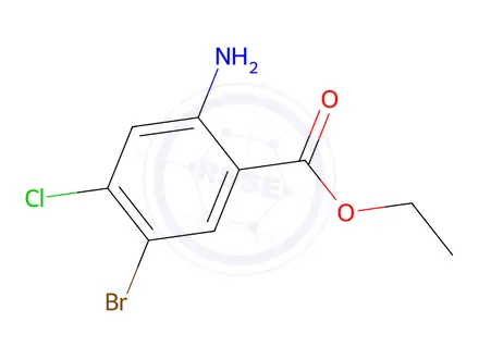 Chemical structure of Ethyl 2-amino-5-bromo-4-chlorobenzoate