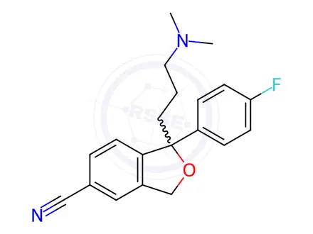 Chemical structure of Citalopram