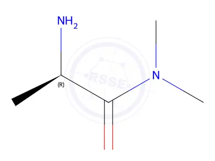 Chemical structure of (R)-2-AMino-N,N-diMethylpropanaMide