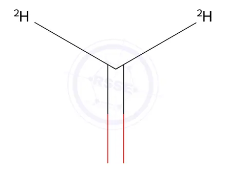 Chemical structure of Formaldehyde-d2 (20% (w/w) in D2O)