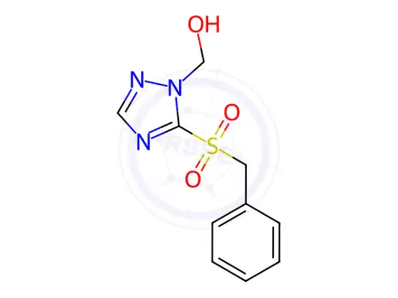 Chemical structure of (5-(Benzylsulfonyl)-1H-1,2,4-triazol-1-yl)methanol