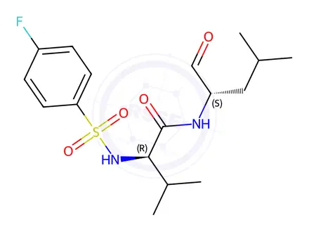Chemical structure of Calpain Inhibitor VI (N-1855.0001)