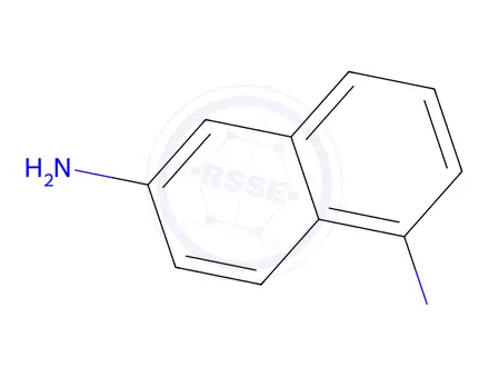 Chemical structure of 1,6-Diaminonaphthalene