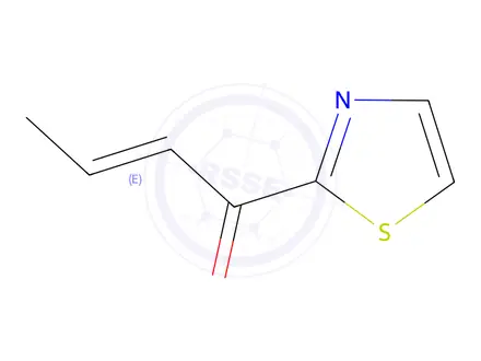 Chemical structure of (E)-1-(Thiazol-2-yl)but-2-en-1-one