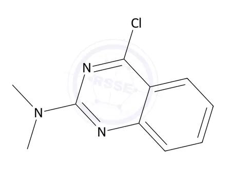 Chemical structure of 1-(4-Chloroquinazolin-2-yl)-N,N-dimethylmethanamine