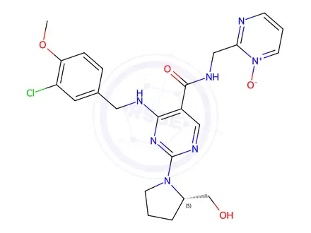 Chemical structure of Avanafil Impurity 122