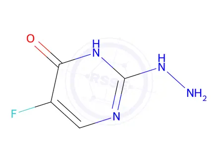Chemical structure of 5-Fluoro-2-hydrazinopyrimidin-4(3H)-one