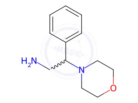 Chemical structure of 2-Morpholin-4-yl-2-phenyl-ethylamine