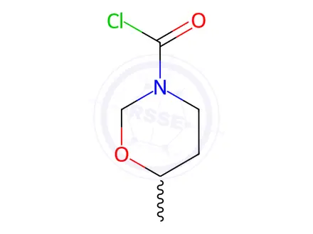Chemical structure of 2H-1,3-Oxazine-3(4H)-carbonyl chloride, dihydro-6-methyl-(9CI)