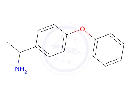 Chemical structure of 1-(4-Phenoxyphenyl)ethan-1-amine hydrochloride