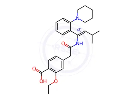 Chemical structure of Repaglinide Impurity 92