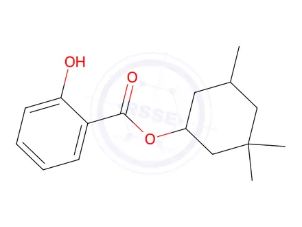 Chemical structure of Homomenthyl salicylate