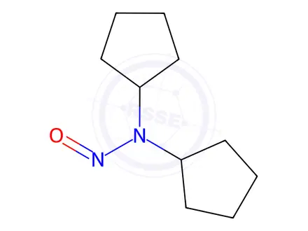 Chemical structure of Nitrosodicyclopentylamine (NDCpa)