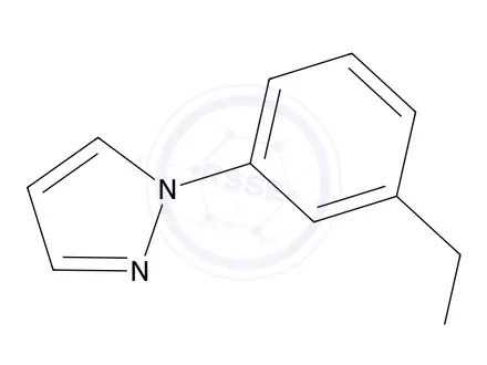 Chemical structure of 1-(3-(Chloromethyl)phenyl)-1H-pyrazole