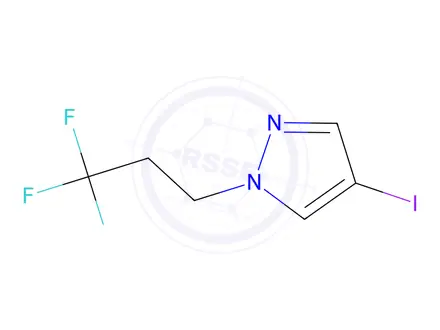 Chemical structure of 4-Iodo-1-(3,3,3-trifluoropropyl)-1H-pyrazole