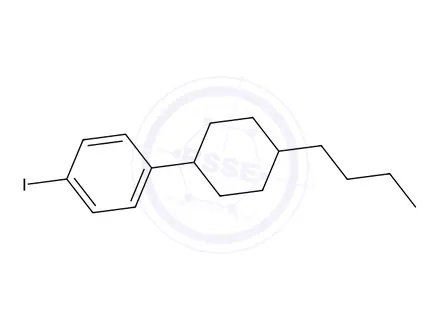 Chemical structure of 1-(4-Butylcyclohexyl)-4-iodobenzene