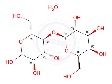 Chemical structure of Lactose Monohydrate