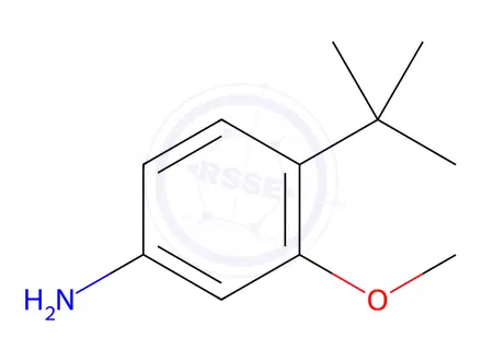 Chemical structure of 4-tert-Butyl-3-methoxy-phenylamine