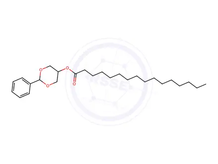 Chemical structure of 2-Palmitoyl-1,3-benzylidineglycerol