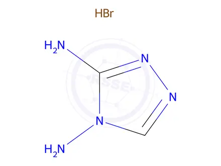 Chemical structure of 4H-1,2,4-triazole-3,4-diamine hydrobromide
