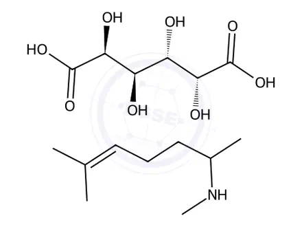 Chemical structure of Isometheptene Mucate