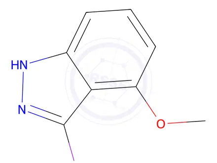 Chemical structure of 3-Iodo-4-Methoxy-1h-Indazole