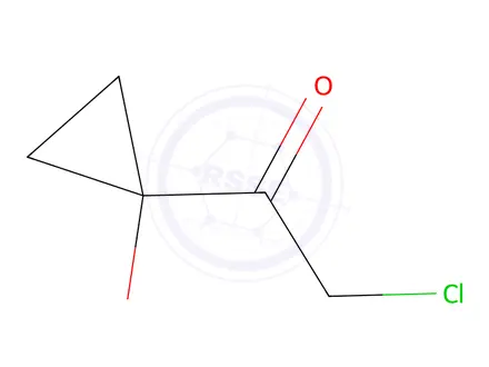Chemical structure of 2-chloro-1-(1-methoxycyclopropyl)ethanone