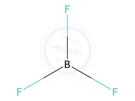 Chemical structure of Boron Trifluoride